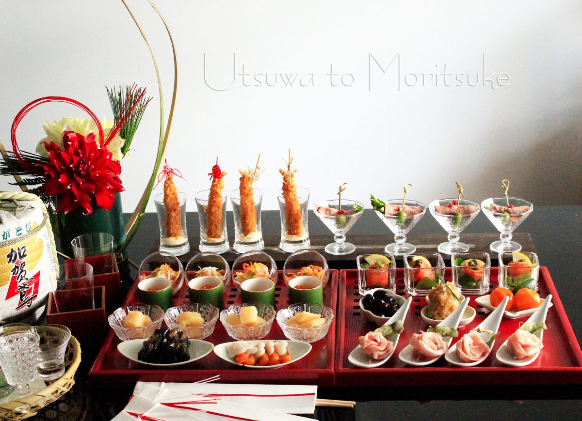 2017.12.26写真①ピンチョスとアミューズカップでおせち