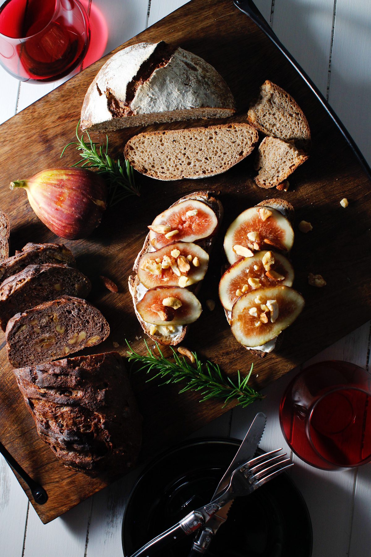 いちじく　オープンサンド