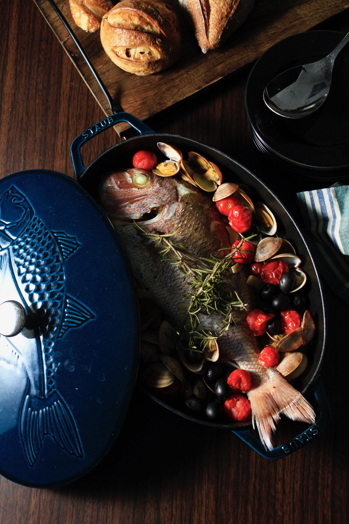 STAUBでアクアパッツァ①