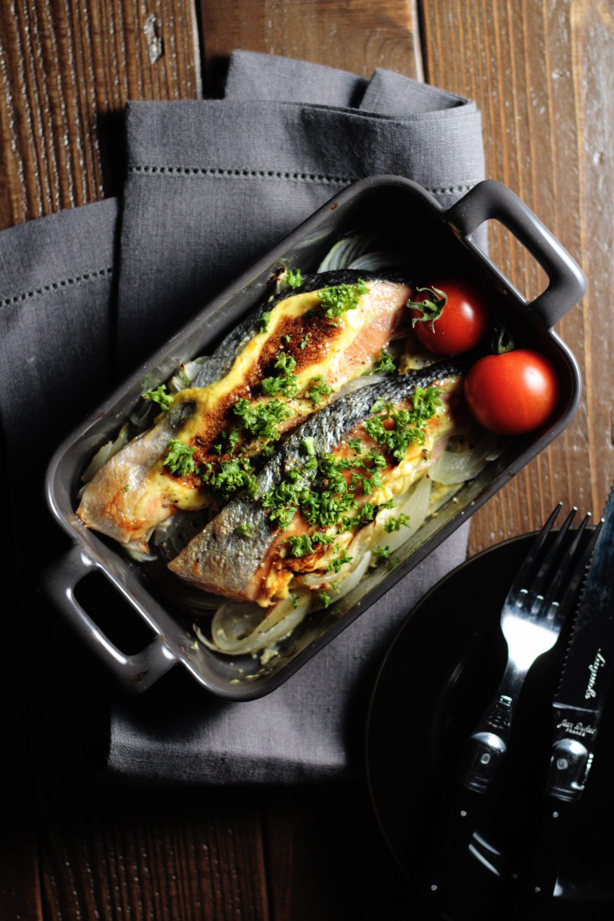 ①アイキャッチ写真鮭のマヨソースグリル