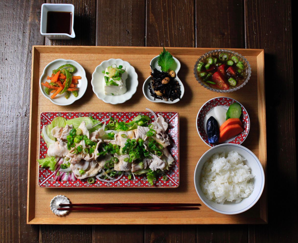 らでぃっしゆぼうやの豚しゃぶ定食②