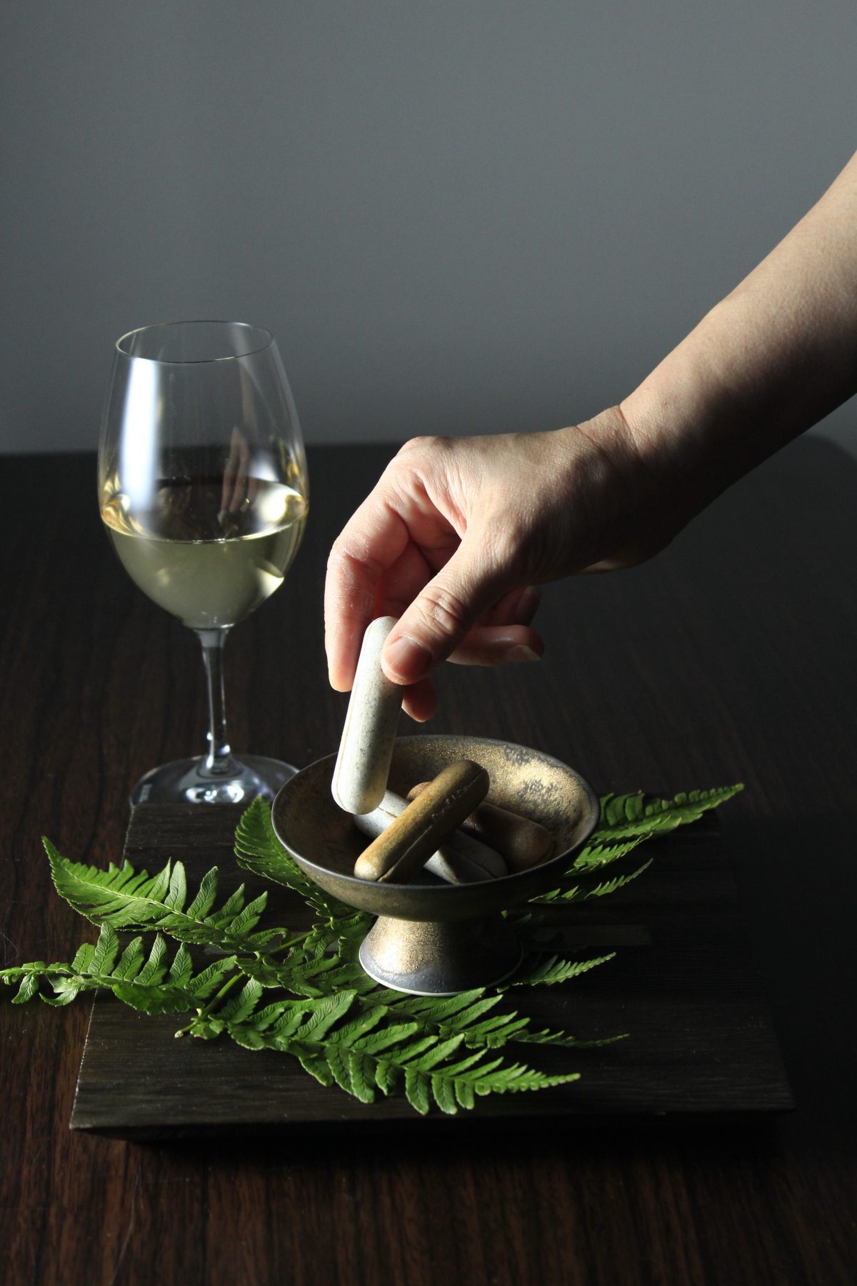 簡単　盛り付け　もなか