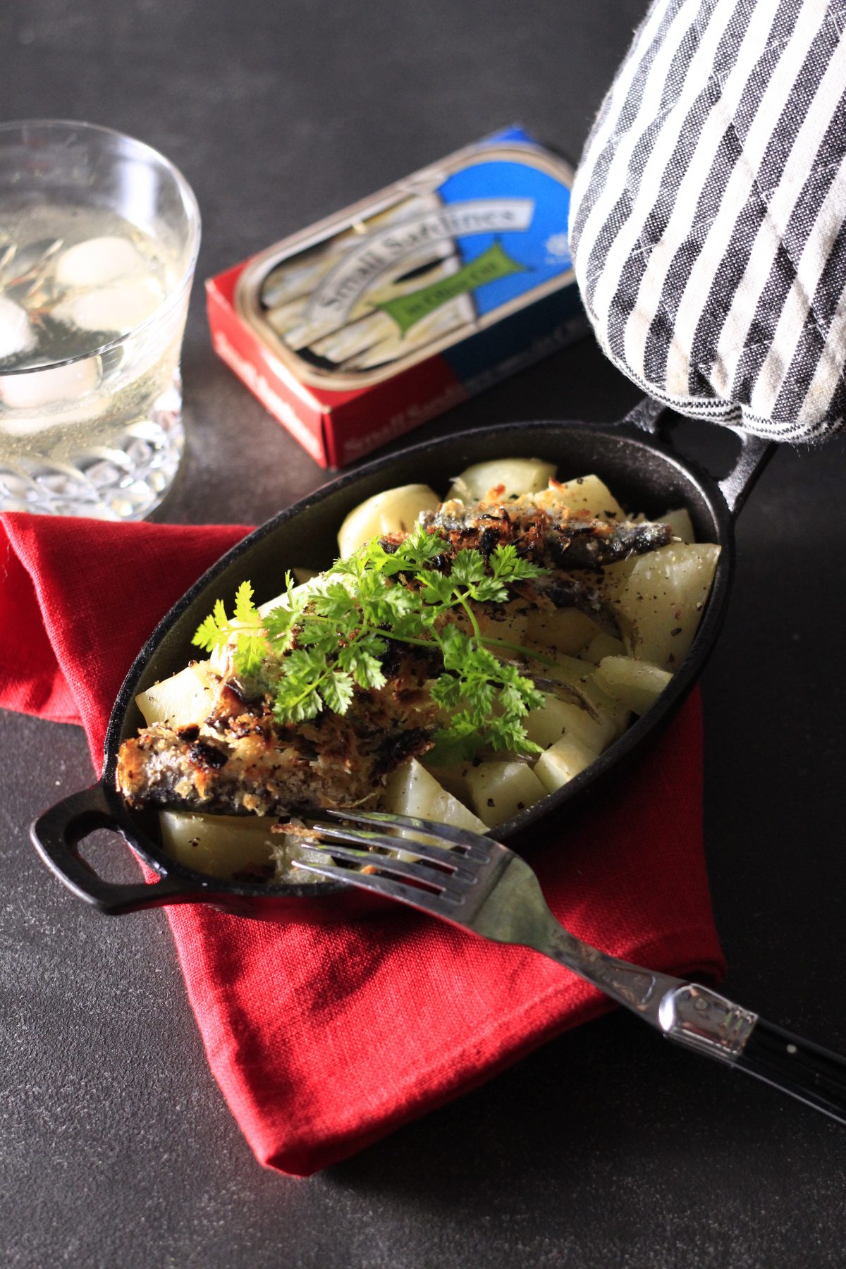 オイルサーディンじゃがいもスキレット②