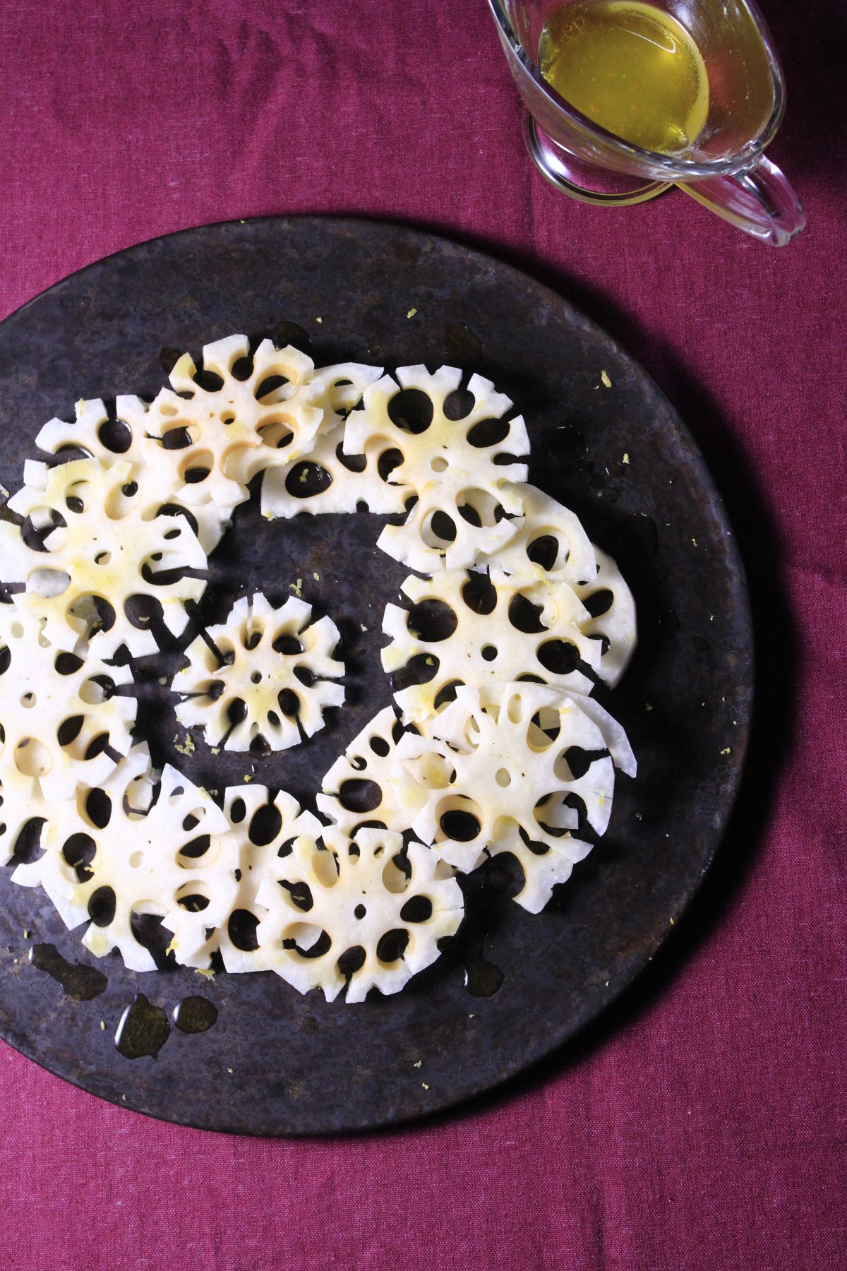 レンコン雪の結晶サラダ①