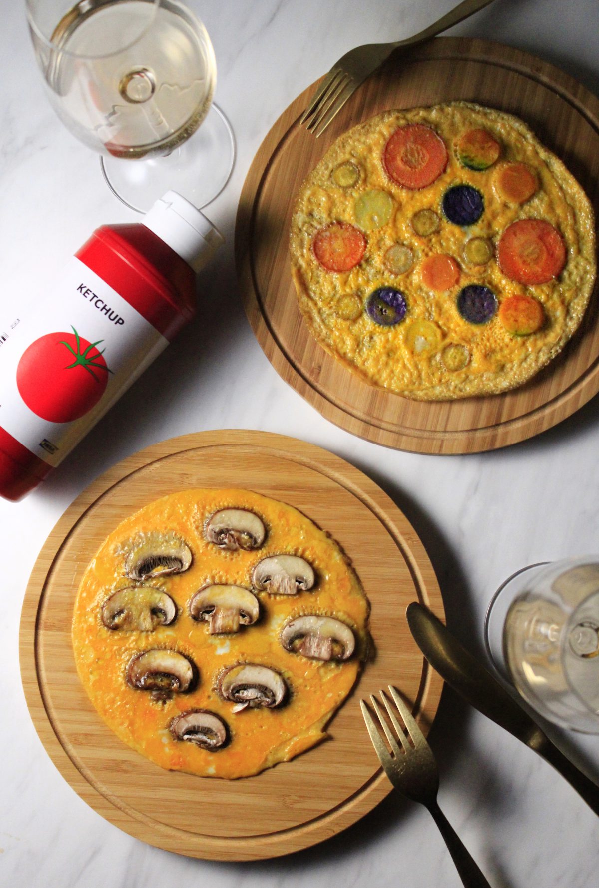 IKEA丸カッティングボードタパス③