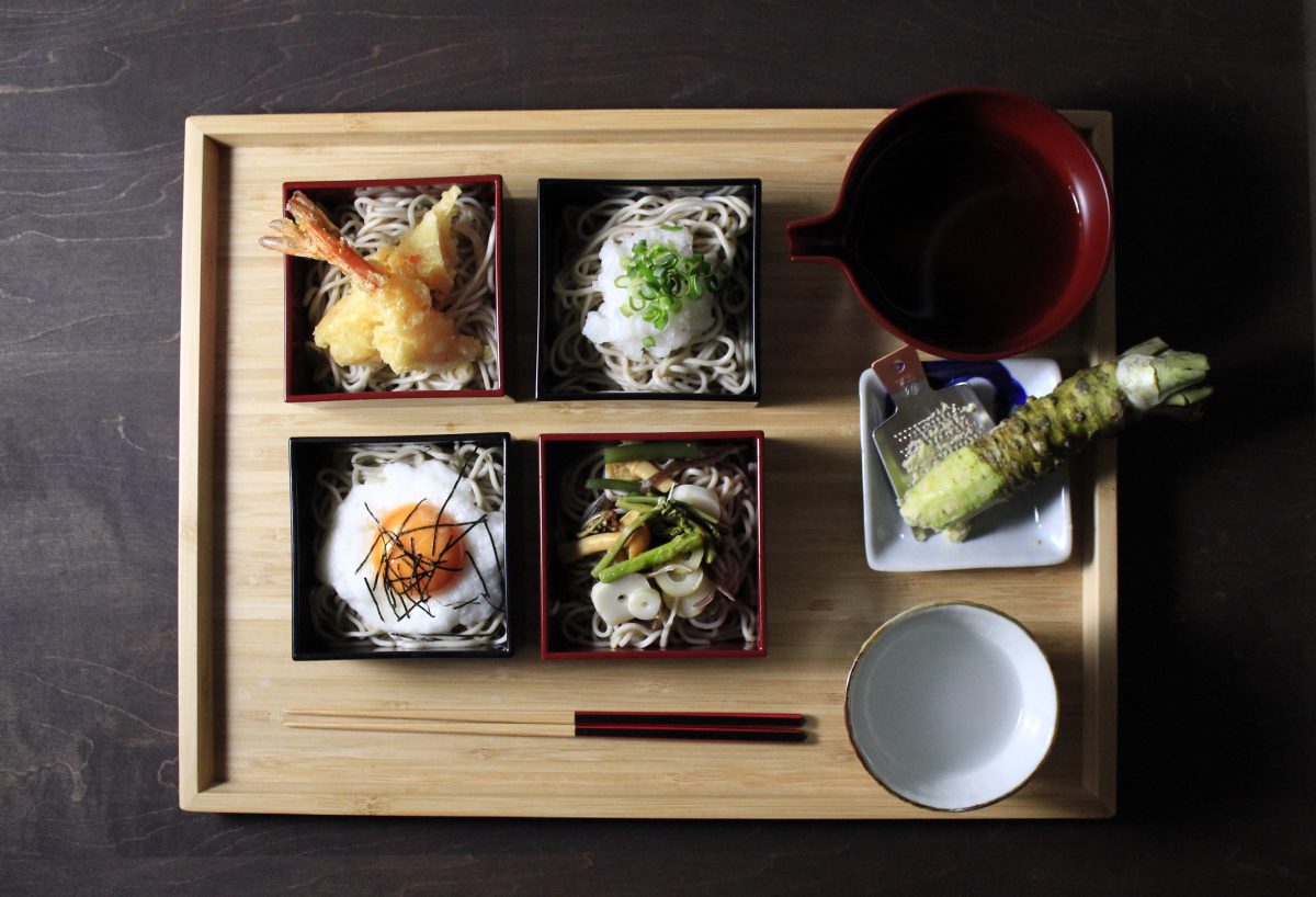 小重箱でお好み蕎麦①