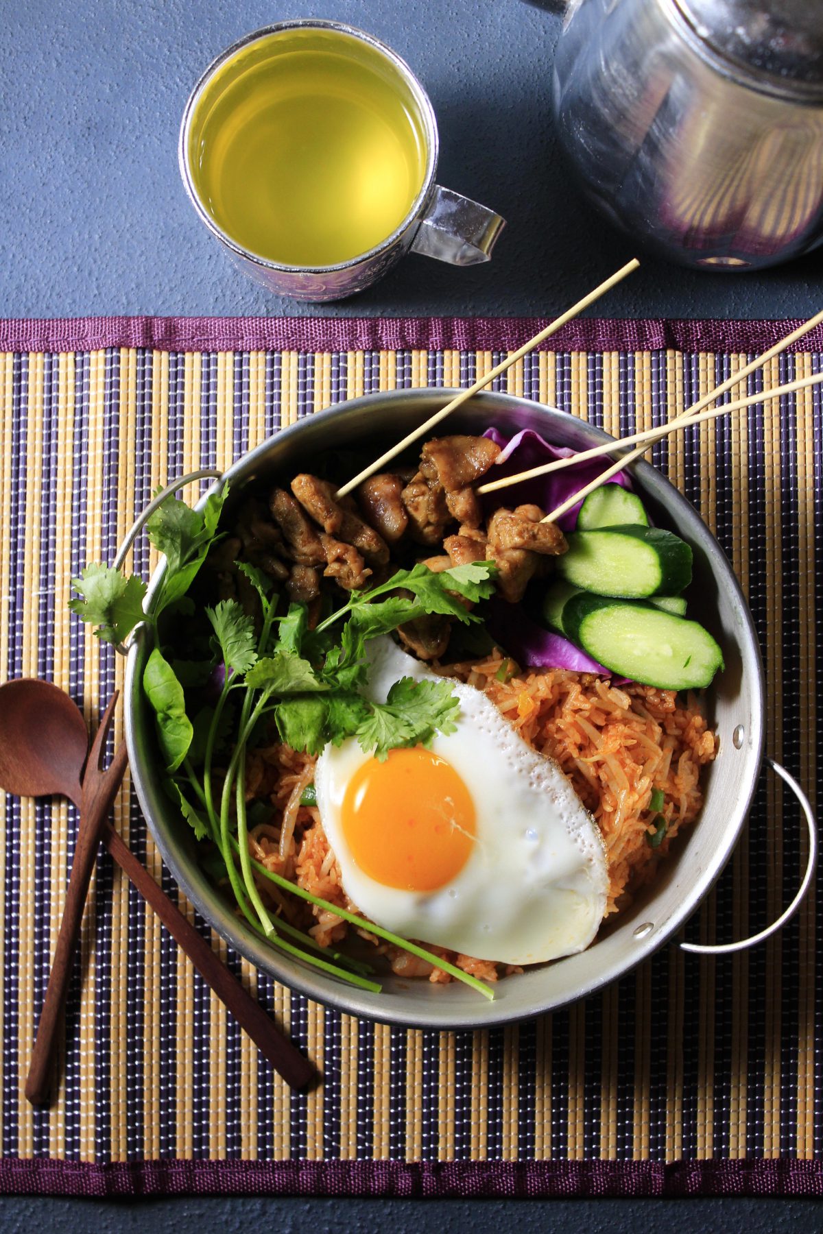 カルディのナシゴレンとタイの焼き鳥⑤