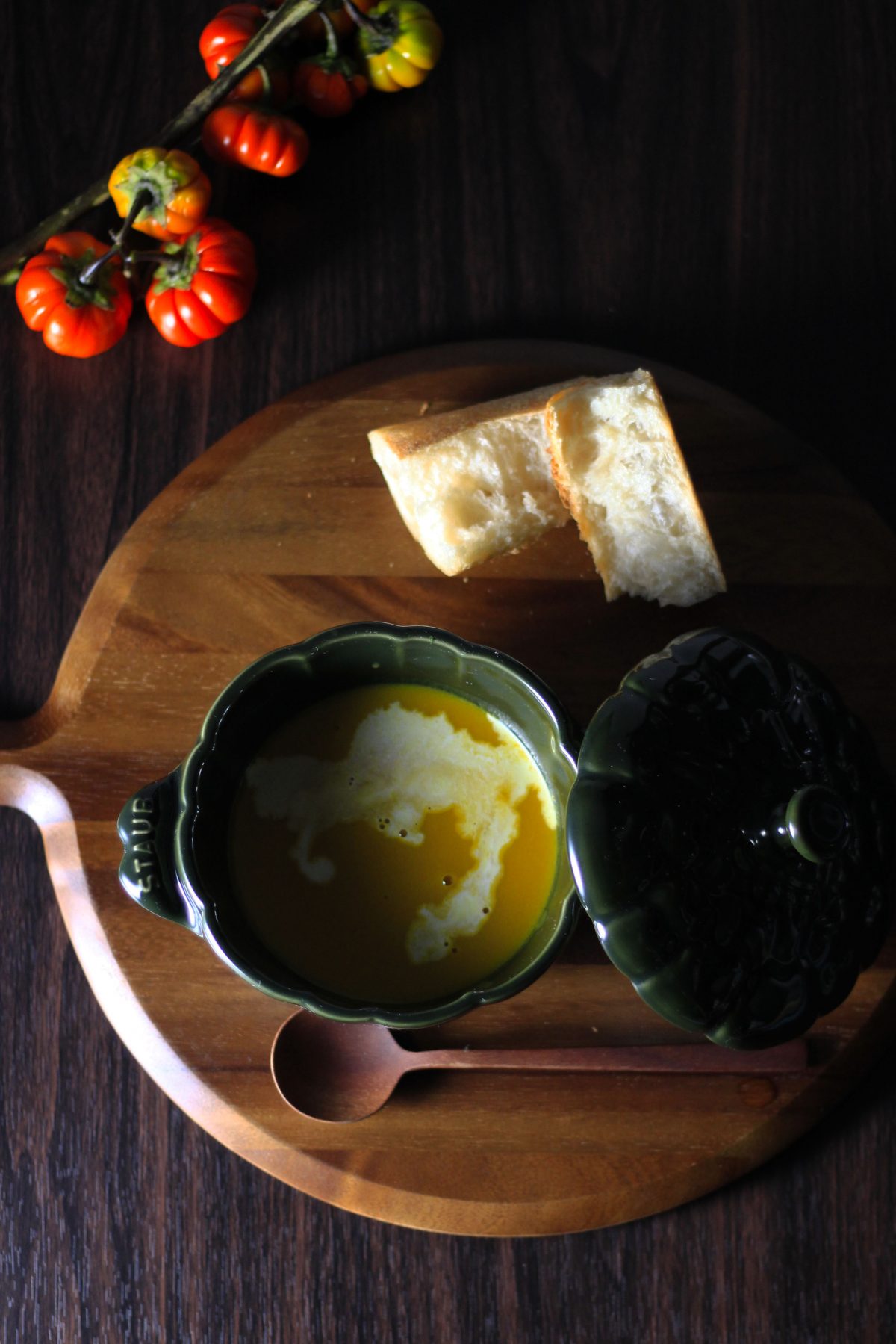 パンプキンスープ③